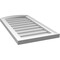 Ekena Millwork Arch Top Surface Mount PVC Gable Vent: Functional, w/ 2"W x 1-1/2"P Brickmould Frame, 16"W x 30"H GVPAR16X3002SF - alternate 4